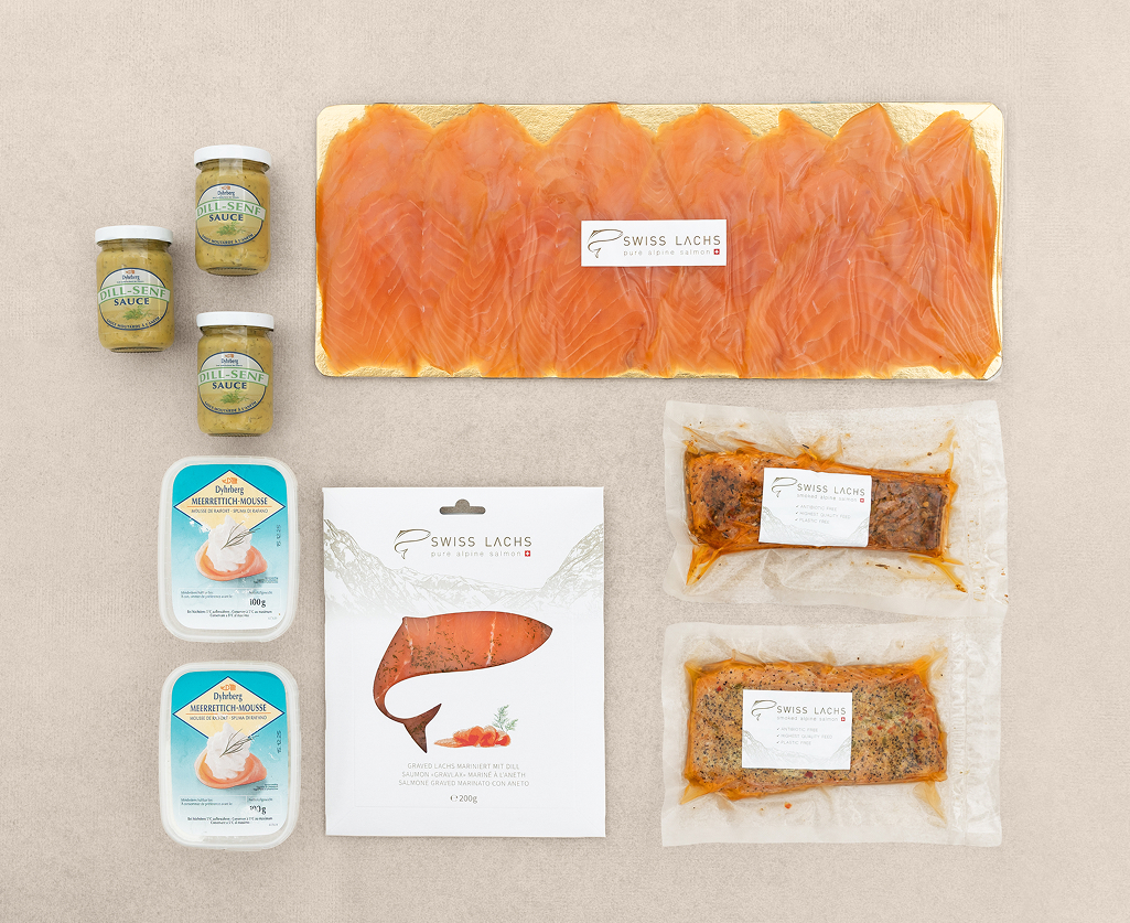 Apéro set: smoked salmon for 8-10 people