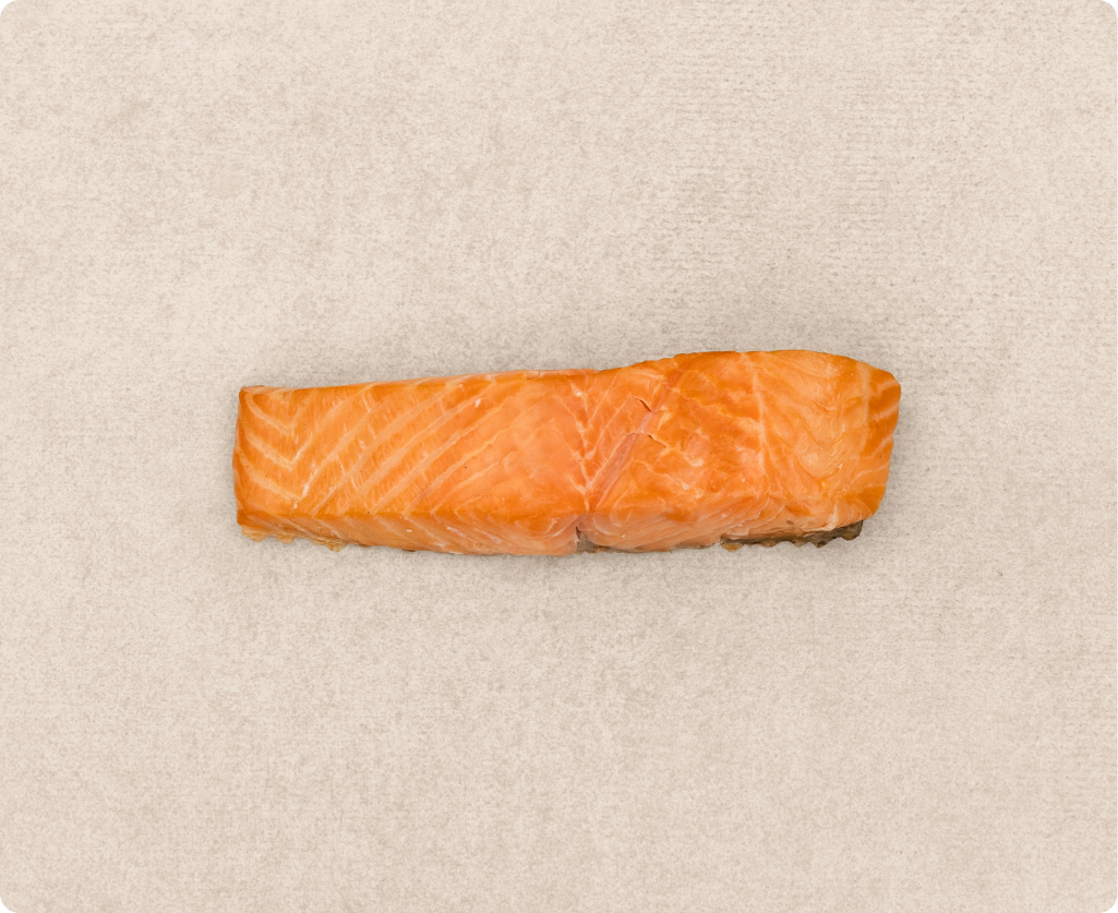 Hot-smoked salmon