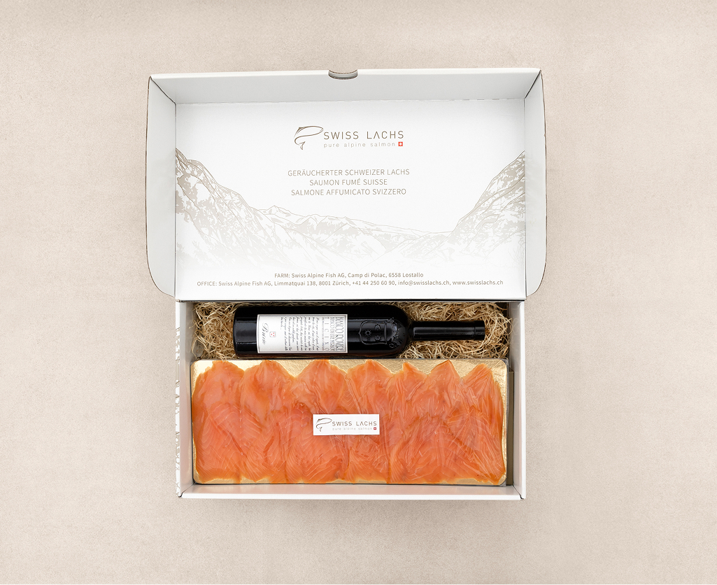 Smoked salmon fillet with Bianco Rovere